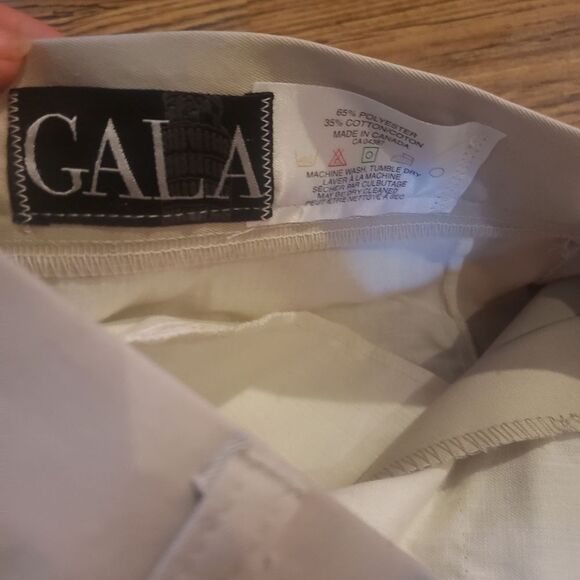 GALA Mark F-9 off white slacks - 34 waist - Picture 6 of 7